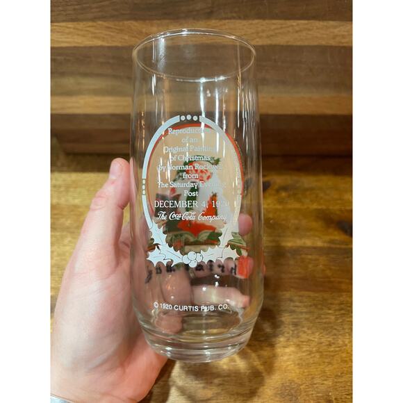 Set of 4 Vintage Santa Coca-Cola Glasses - Picture 14 of 16